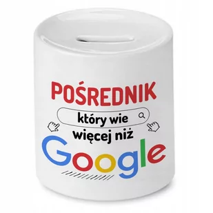 Skarbonka Dla Pośrednika na Urodziny na Prezent z Nadrukiem ze Zdjęciem - Skarbonki - miniaturka - grafika 1