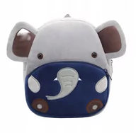 Plecaki szkolne i tornistry - Plecak dla przedszkolaka słoń szary - miniaturka - grafika 1