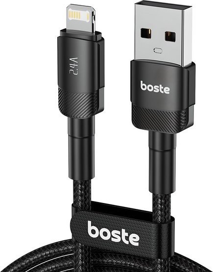 Boste Beauty Armor Series Kabel USB-A do Lightning, do Apple, iPhone, iPad, 2.4A, 2m