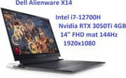 Laptopy - DELL Alienware X14 i7-12700H 16GB 1TB SSD 14 FHD 1920x1080 144Hz GeForce RTX3050Ti 4GB Win11 - miniaturka - grafika 1