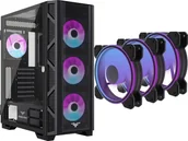 Obudowy komputerowe - Obudowa PREYON Obudowa PREYON Nest Meshy+ PRENMP04B + Wentylator PREYON Eagle Eye 120 PWM ARGB 3-pack PEE1203B - miniaturka - grafika 1