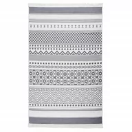 Dywany - vidaXL Dywan, szaro-biały, 120x180 cm, bawełniany - miniaturka - grafika 1