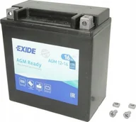 Ładowarki i akumulatory - Akumulator AGM/Rozruchowy EXIDE 12V 16Ah 170A L+ Bezobsługowy 150x90x160mm Uruchomiony YTX16-BS pasuje do: HONDA XL KAWASAKI VN ZR MOTO GUZZI BELLAGIO BREVA GRISO NORGE 500-2000 1992-2018 - miniaturka - grafika 1