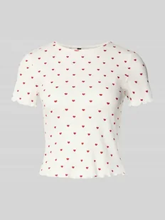T-shirt o kroju regular fit z mieszanki bawełny model ‘HARRY’ - Koszulki i topy damskie - miniaturka - grafika 1