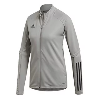 Kurtki damskie - Adidas damska kurtka treningowa Condivo 20, drużyna w środkowej szarości/czarna, 2XS FS7103 - grafika 1