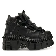 Glany damskie - Glany NEW ROCK M-WALL106-S13 Czarny - miniaturka - grafika 1