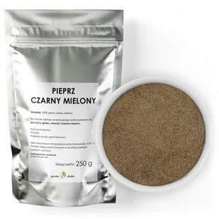 Pieprz Mielony Czarny Aromatyczny Pieprz 250G - Pieprz - miniaturka - grafika 1