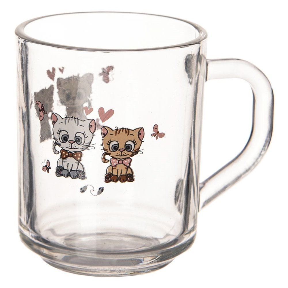 Kubek dla Dziecka Dziecięcy do Picia Napojów Ciepłych Zimnych Kotek 230 ml