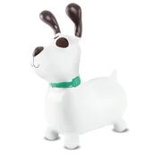 Skoczki dla dzieci - Skoczek Dla Dzieci Do Skakania Z Pompką Reksio Biały Sun Baby - miniaturka - grafika 1