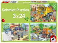 Puzzle - Schmidt Spiele, puzzle Pojazdy komunalne - miniaturka - grafika 1