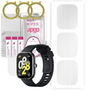 3x folia ochronna hydrożelowa do Xiaomi Redmi Watch 4 - apgo Smartwatch Hydrogel Protection Ochrona na ekran smartwatcha - Akcesoria do smartwatchy - miniaturka - grafika 1
