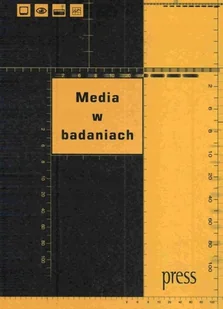 Media w badaniach - Książki o kulturze i sztuce - miniaturka - grafika 1
