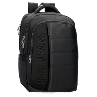 Pepe Jeans Ancor Plecak na laptopa 15,6 cala Czarny 30 x 42 x 14,5 cm Poliester 18,27 l by Joumma Bags, Czarny (Black), Talla única, plecak na laptopa - Torby na laptopy - miniaturka - grafika 1