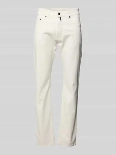 Jeansy o kroju tapered fit z 5 kieszeniami model ‘Lyon’ - Spodnie męskie - miniaturka - grafika 1