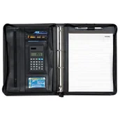 Teczki i aktówki - Teczka konferencyjna na zamek Vicenza, czarny - miniaturka - grafika 1