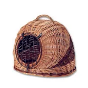 Legowiska dla kotów - Aumüller Budka rattanowa Linus, naturalna wiklina L - miniaturka - grafika 1