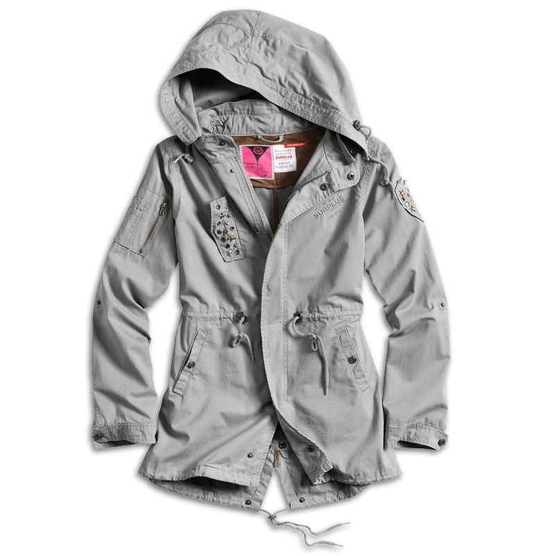 kurtka damska PARKA LADIES GREY-42