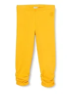 Legginsy - sigikid Capri legginsy z bawełny organicznej dla dziewczynek w rozmiarach od 98 do 128, pomarańczowy, 128 cm - miniaturka - grafika 1