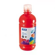 Przybory szkolne - Milan Farba tempera butelka 500 ml czerwona - miniaturka - grafika 1