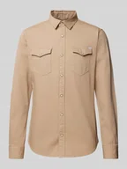 Koszule męskie - Koszula casualowa o kroju slim fit z imitacji denimu model ‘ESHERIDAN’ - miniaturka - grafika 1