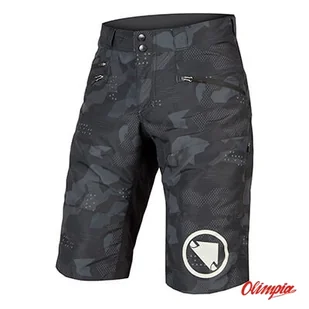 Szorty Endura Singletrack Short II black camouflage - Spodenki rowerowe - miniaturka - grafika 1