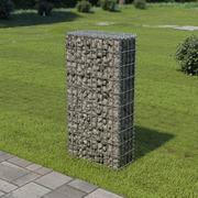 Ogrodzenia - Ściana gabionowa, stal galwanizowana, z pokrywą, 50x20x100 cm - miniaturka - grafika 1