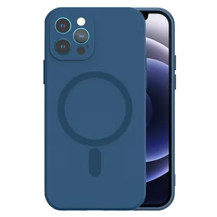pokrowiec etui silikonowe MagSilicone granatowe do APPLE iPhone 11 Pro - Etui i futerały do telefonów - miniaturka - grafika 1