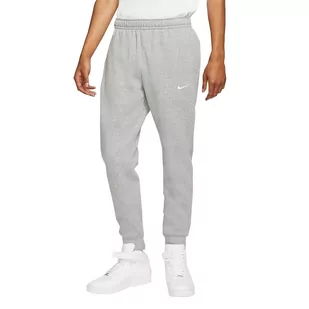 Nike Spodnie Dresowe Męskie Szare Fleece Swoosh Joggers 826431-063 M - Spodnie sportowe męskie - miniaturka - grafika 1