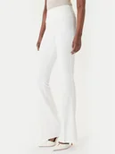 Spodnie damskie - Rinascimento Spodnie materiałowe CFC0127876003 Biały Slim Fit - miniaturka - grafika 1