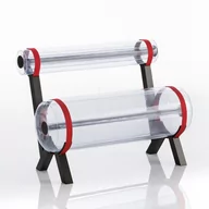 Ławki ogrodowe - ZIBA BENCH 1 M ALUMINIUM FRAME TRANSPARENT - miniaturka - grafika 1