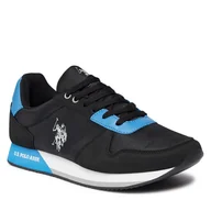 Półbuty męskie - Sneakersy U.S. Polo Assn. NOBIL011 Blk - miniaturka - grafika 1