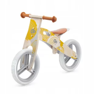 KinderKraft Trójkołowiec Balance bike Runner 2021 Nature żółty - Jeździki dla dzieci - miniaturka - grafika 1