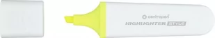 Centropen Zakreślacz Highlighter STYLE FLUO 6252 żółty 22442-uniw - Zakreślacze - miniaturka - grafika 1