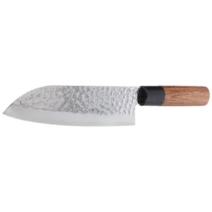 Nóż Tsubazo Santoku Pakka Wood, Tsuchime Daido 1K6 (340218) - Noże - miniaturka - grafika 3