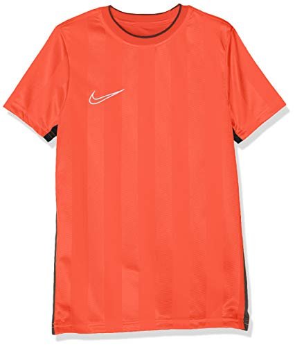 Nike Unisex Dzieci B Nk Brt Acdmy Top Ss Gx2 T-shirt Ember Glow/Black XS
