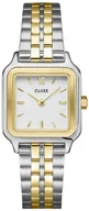 Zegarki damskie - Zegarek Cluse CW11801 Gracieuse Petite White Silver Gold - miniaturka - grafika 1