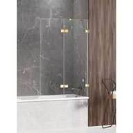 Parawany nawannowe - New Trendy EXK-2184 PARAWAN NAWANNOWY AVEXA GOLD SHINE L 110x150 CZYSTE 6mm ACTIVE SHIELD - miniaturka - grafika 1