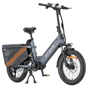 Rowery elektryczne - ENGWE LE20 Cargo Electric Bike 250W Mid-drive Motor Torque Sensor 48V 2*19 2Ah Battery 20x3 0-inch Tires 25km/h Max Speed - miniaturka - grafika 1