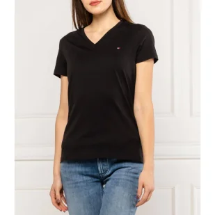 Tommy Hilfiger T-shirt | Regular Fit - Koszulki i topy damskie - miniaturka - grafika 1