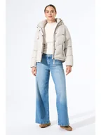 Kurtki damskie - Garcia Kurtka pikowana w kolorze kremowym - miniaturka - grafika 1