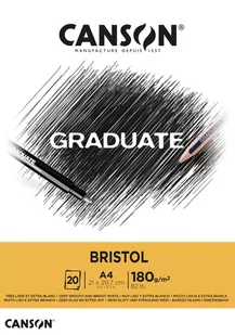 Blok rysunkowy Graduate Bristol, A3, biały - Podobrazia, bloki, papiery - miniaturka - grafika 1