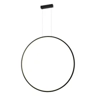 Lampy sufitowe - Łazienkowa lampa wisząca Loop PL0119-85-BK Yaskr LED 39W 3000K okrąg czarna - miniaturka - grafika 1