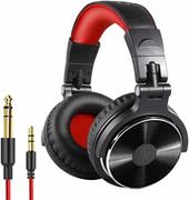 Słuchawki - OneOdio PRO-10 Czarno-Czerwone (PRO-10-RED) - miniaturka - grafika 1