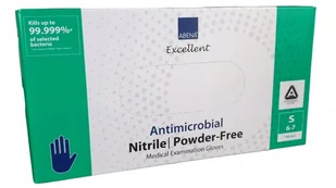 ABENA BLUE sensitive rękawiczki nitrylowe 100szt S - Rękawiczki jednorazowe - miniaturka - grafika 1