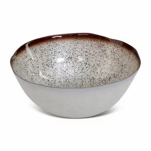 MISA DEKORACYJNA SEVILLE/3 krem+brąz 28x28x11cm A019395 - Miski i półmiski - miniaturka - grafika 1