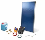 Kolektory słoneczne - WEBER Zestaw solarny z 1 kolektor słoneczny płaski FX-PX 2.5 bez zbiornika c.w.u. - miniaturka - grafika 1