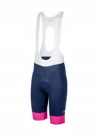 Spodenki rowerowe - Spodenki rowerowe zeroRH+ Logo Dark Blue/fucsia XL - miniaturka - grafika 1