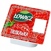 Dżem - Dżem truskawkowy monoporcja 25g - Łowicz mini kubek mono - miniaturka - grafika 1