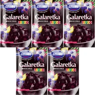Galaretki - Gellwe Galaretka o smaku Frugo czarna 72 g x 5 sztuk - miniaturka - grafika 1