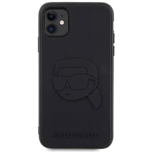 Karl Lagerfeld KLHCN613DRKNK iPhone 11 / Xr 6.1" czarny/black hardcase Rubber Karl Head 3D - Etui i futerały do telefonów - miniaturka - grafika 13
